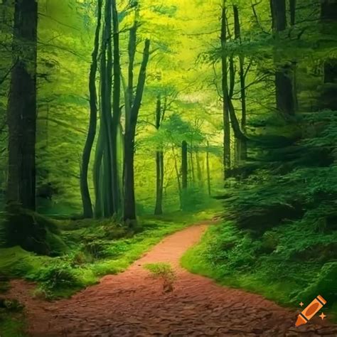 Paysage forestier normand