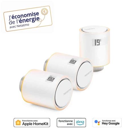 Schéma illustrant la régulation pièce par pièce avec des têtes thermostatiques connectées