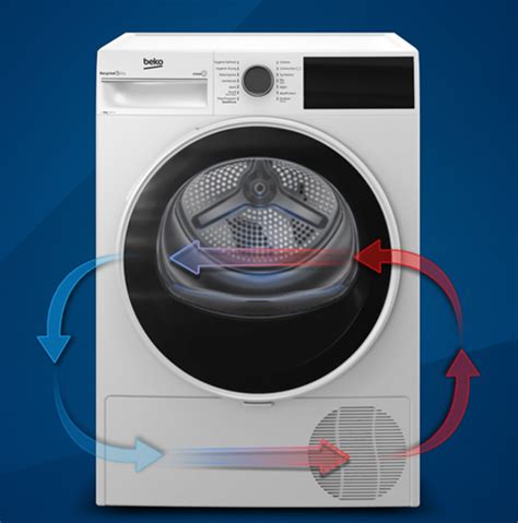 Vêtements délicats séchant dans un sèche-linge à pompe à chaleur