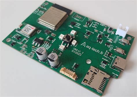 carte électronique avec sonde d'humidité