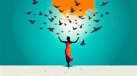 Illustration symbolisant l'indépendance et l'exploration corporelle