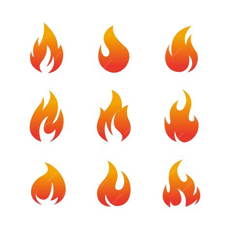 Symbole d'hydrogène et flamme