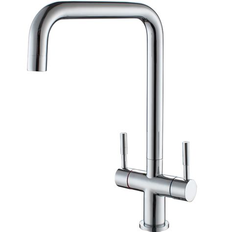 Infographie comparant les plages de débit de différents types de robinets thermostatiques