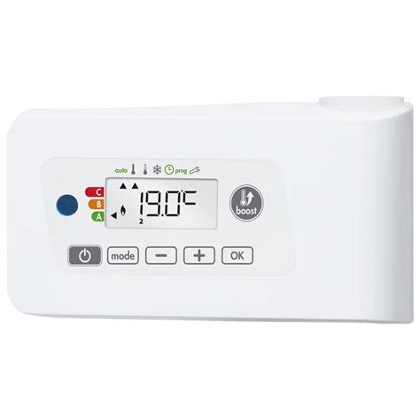 Photo d'un boîtier de régulation digital pour sèche-serviettes