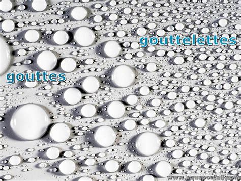 Comparaison visuelle de la taille des gouttelettes : basse pression vs haute pression