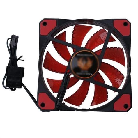ventilateur de boîtier avec éclairage LED