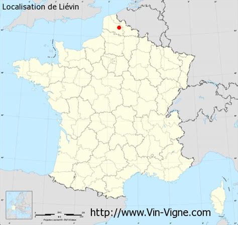 Carte de Liévin et sa région