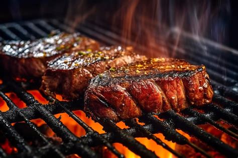 Gros plan sur une pièce de viande grillée