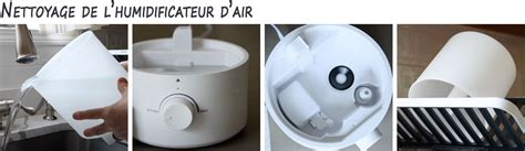 Diagramme de fonctionnement d'un humidificateur avec filtre