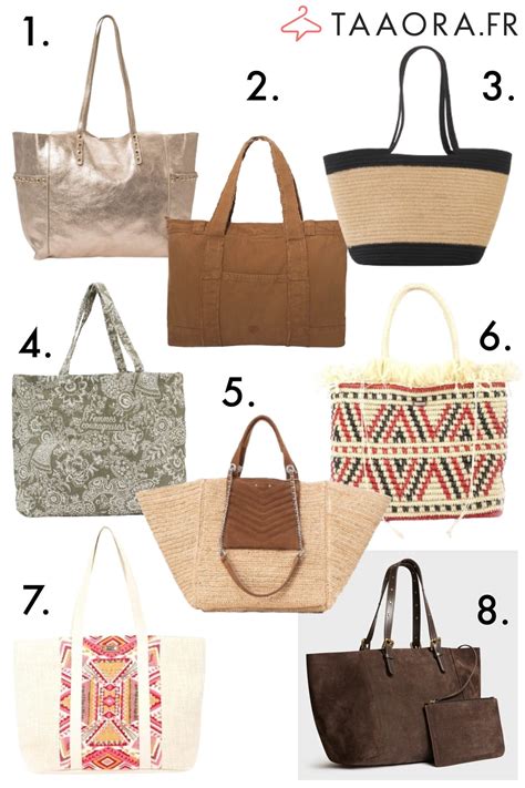Sac cabas été motif palmier