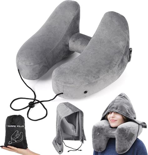 Coussin de voyage avec capuche
