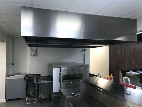 Hotte de cuisine professionnelle avec système d'extraction