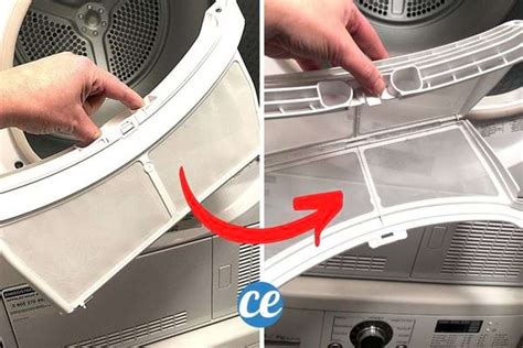 Entretien des filtres d'un sèche-linge