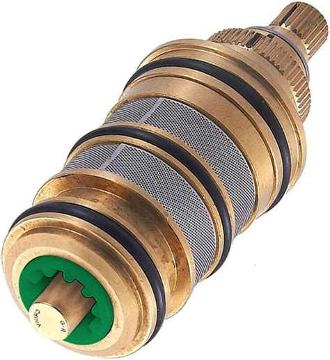 Schéma détaillé d'une cartouche thermostatique de douche