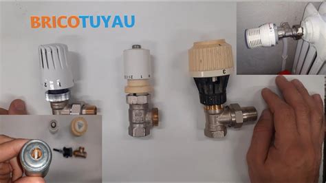 Illustration comparant différentes cartouches thermostatiques avec leurs dimensions