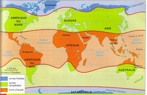 Carte des zones climatiques pour le dimensionnement des PAC.