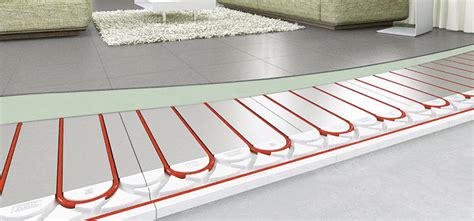 Pose de carrelage sur plancher chauffant