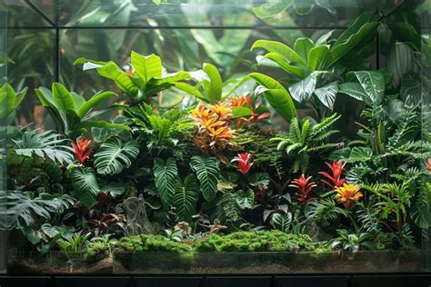 Terrarium tropical avec brumisateur