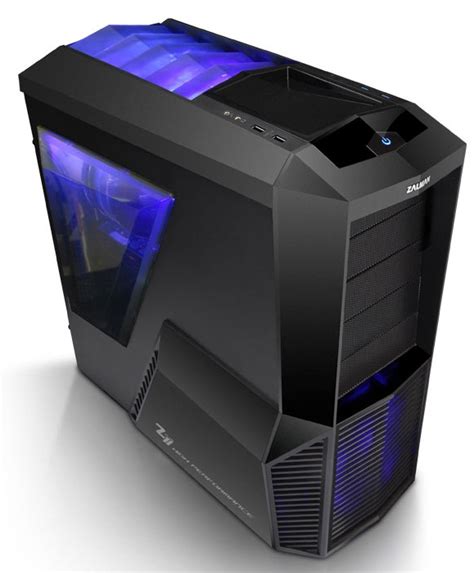 Façade d'un boîtier Zalman Z11 avec ports USB