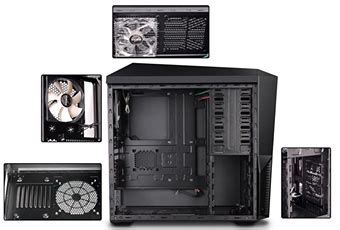 Intérieur d'un boîtier Zalman Z11 bien câblé