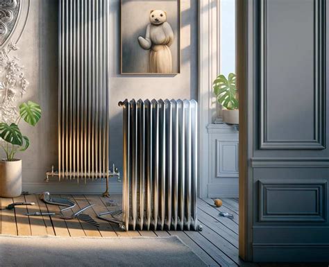 Radiateur en acier peint avec une finition moderne