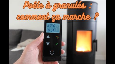 Panneau de commande d'un poêle à granulés