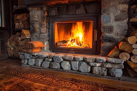 Photo d'un joint de cheminée ancien montrant une texture fibreuse