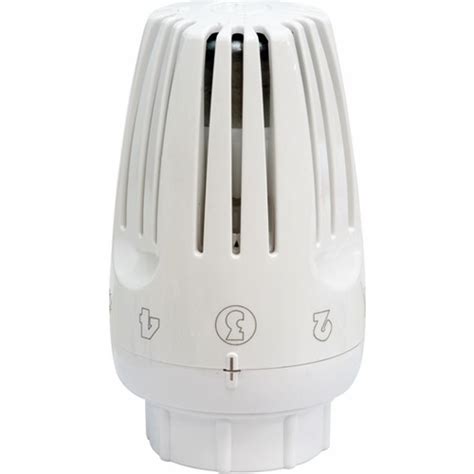 Gros plan sur une tête thermostatique Giacomini