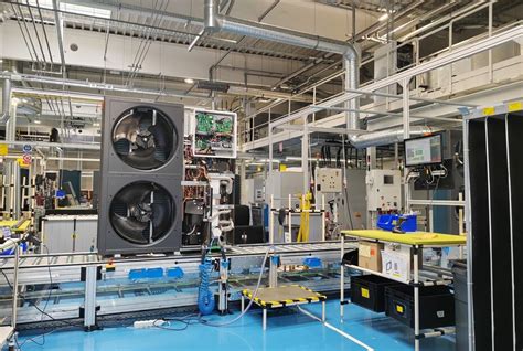 Usine de production de pompes à chaleur