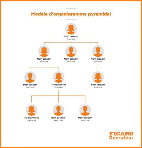 Organigramme d'entreprise simplifié