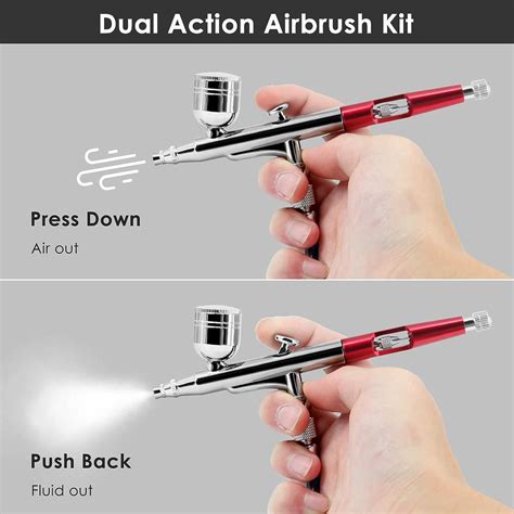 Close-up of an airbrush nozzle