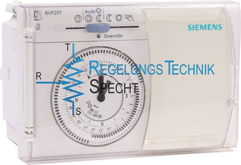 Boutons de réglage sur un régulateur Siemens RVP201