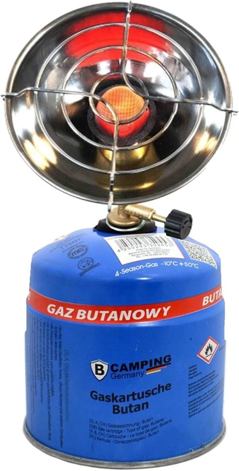 Pack chauffage et cartouches de gaz pour camping