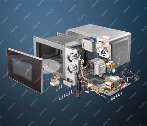 Vue éclatée d'un module de climatisation automobile