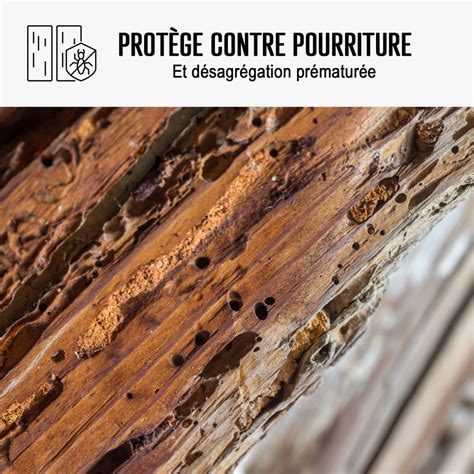 Application d'un produit de traitement sur du bois