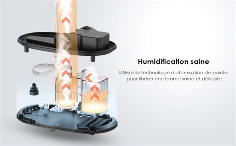 Humidificateur Essentiel B B-Air en fonctionnement dans une chambre