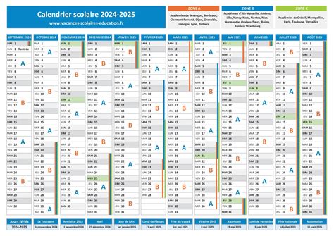 Calendrier avec des dates clés pour la gestion du chauffage