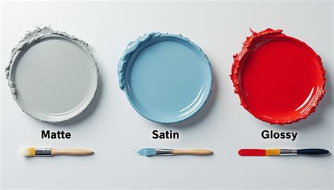 Finition satinée d'une peinture