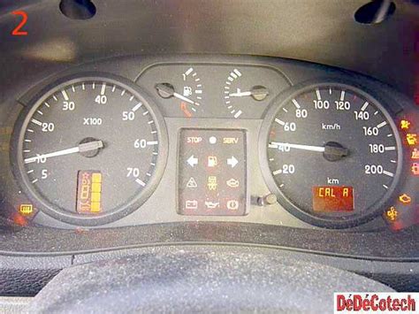 Renault Kangoo tableau de bord avec flèches indiquant les aérateurs