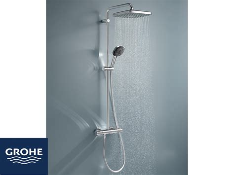 Colonne de douche Grohe Vitalio Start 250 avec ses deux pommeaux