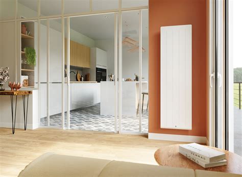 radiateur vertical blanc