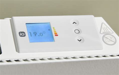 Interface utilisateur d'un radiateur électrique digital