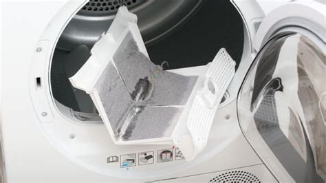 Emplacement typique du capteur d'humidité dans un sèche-linge