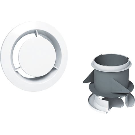 Gros plan sur une bouche d'extraction de VMC