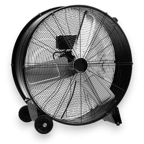 Ventilateur industriel mobile sur pied avec brumisation