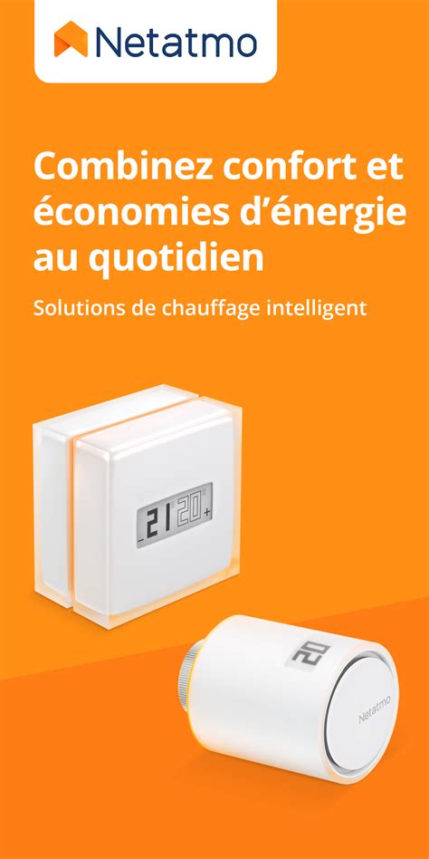 Application Netatmo Energy sur smartphone