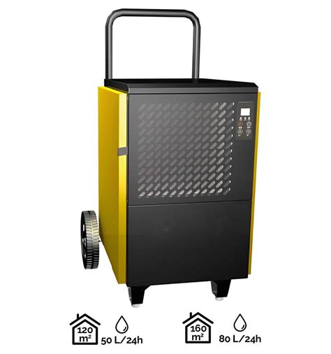 Image de déshumidificateur industriel utilisé sur un chantier