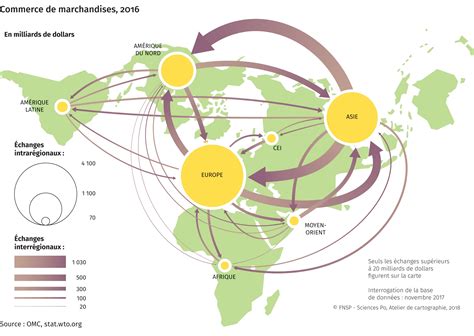 Carte du monde montrant les principaux marchés d'exportation de Poclain