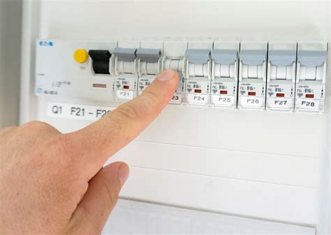 Tableau électrique avec disjoncteur