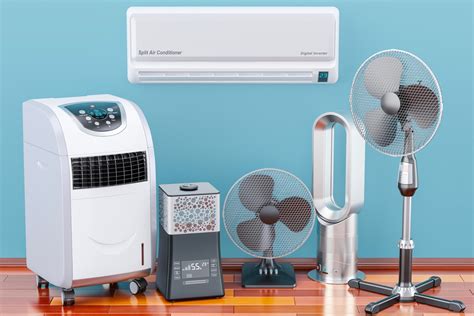 Infographie comparant les caractéristiques des différents types de ventilateurs